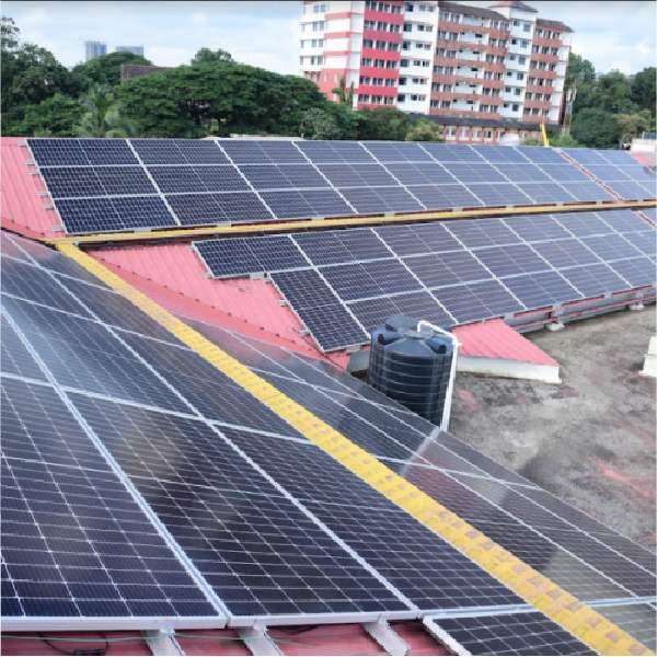 Isha Solar Energies+Roof Top Solar Panels  St. Aloysius College Gents Hostel