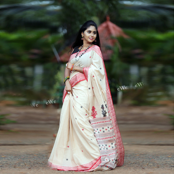 eWe - The Handloom Store+Handloom Saree with Handloom Mark